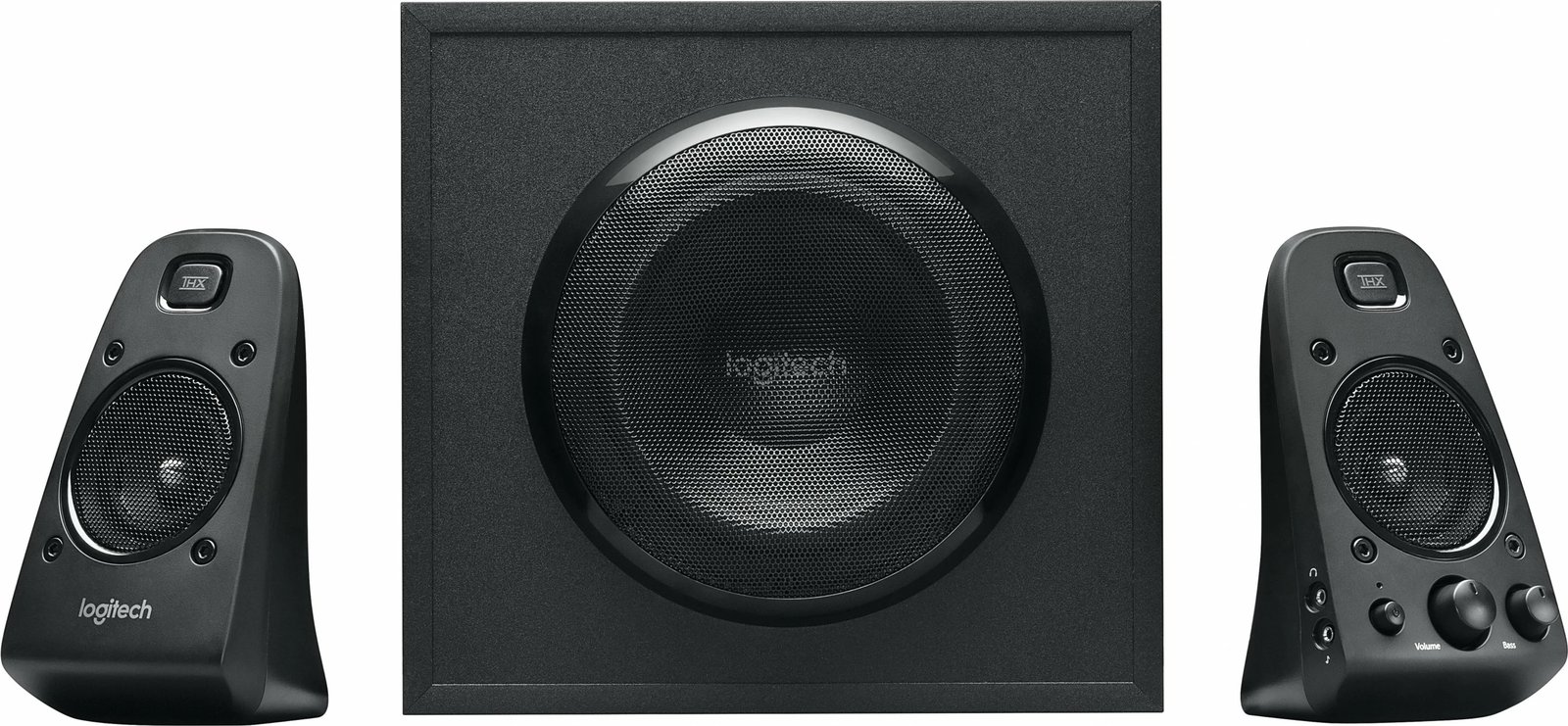 Sistem zërimi Logitech Z623, 2.1 kanale, 200 W, Universal, i zi, 400 W, Rotary