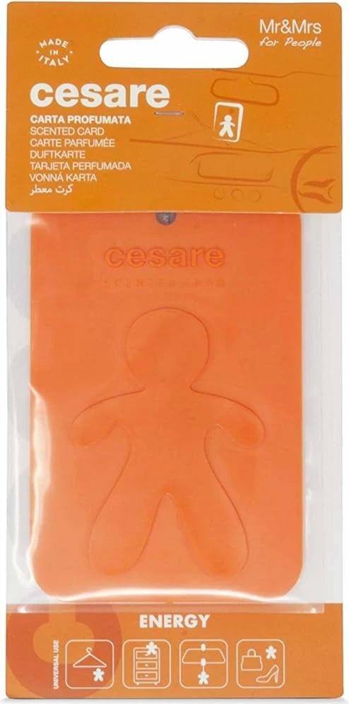 Cesare card energy orange