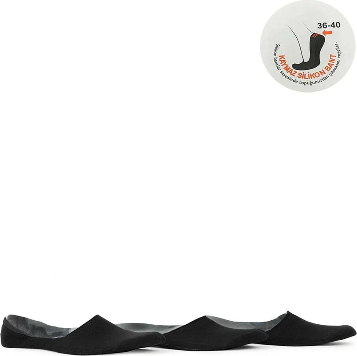 Çorape sportive për femra Slazenger Jamar, të zeza, set 3 copë