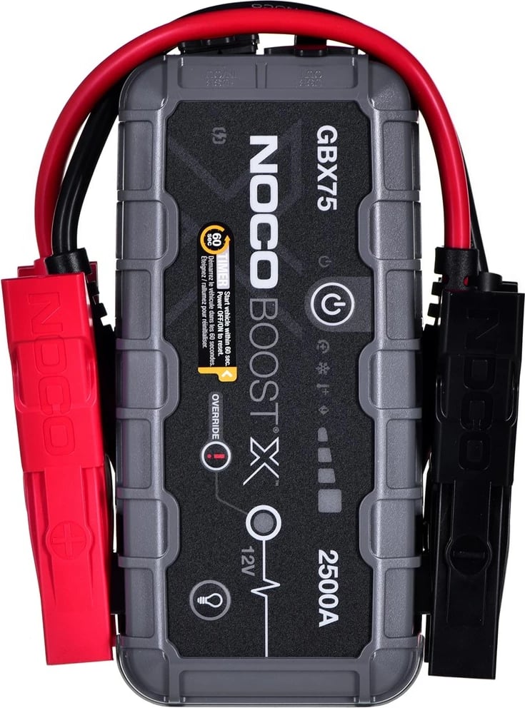 Jump starter NOCO GBX75, 2500 A, e zezë