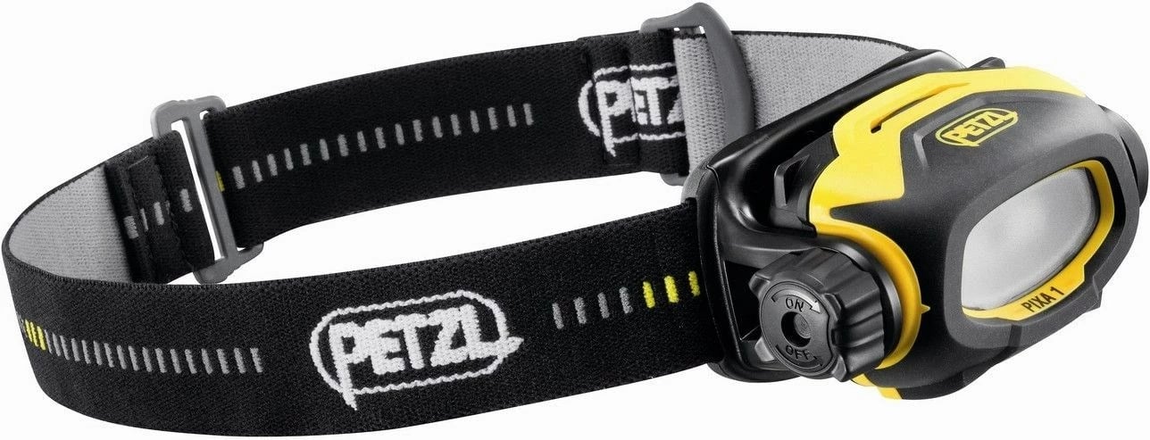 Dritë koke PETZL Pixa 1, e zezë dhe e verdhë