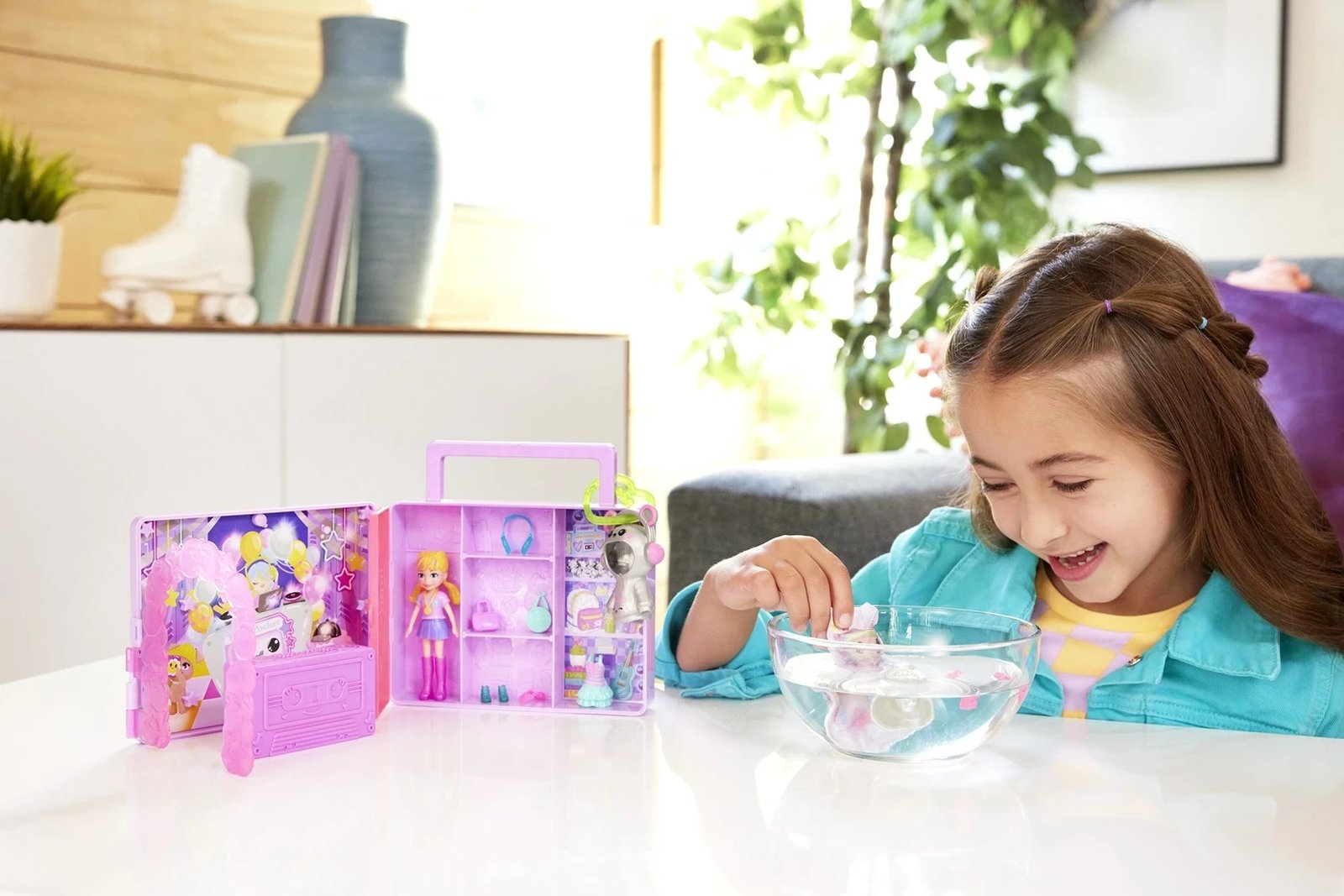 Set lojërash Polly Pocket Disco Dance Fashion Reveal, MATTEL, shumëngjyrësh