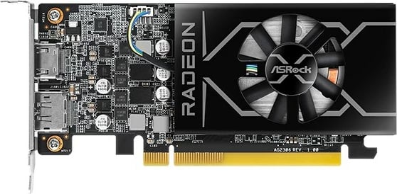 Kartelë grafike ASROCK RX 6400 LP 4GB, e zezë