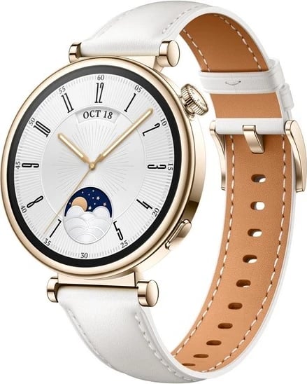 Orë inteligjente Huawei Watch GT 4 41mm Classic, e bardhë/ari