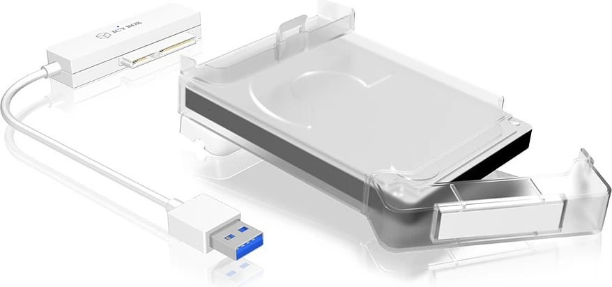 Kasë HDD/SSD RaidSonic ICY BOX IB-AC703-U3, 2.5", Serial ATA III, 5 Gbit/s, E bardhë