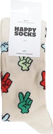 Çorape për meshkuj Happy Socks, të bardha