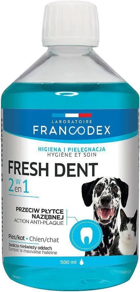 Lëng higjienë orale për qen dhe mace FRANCODEX, 500ml