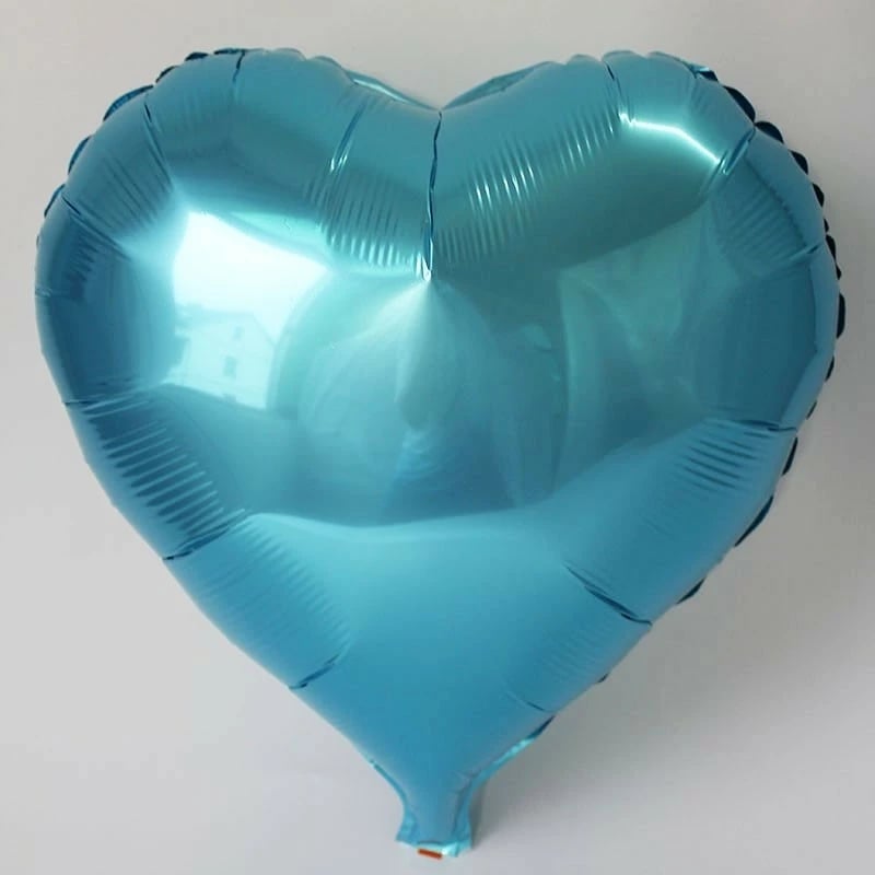 Ballonë zemër K&A, e kaltër