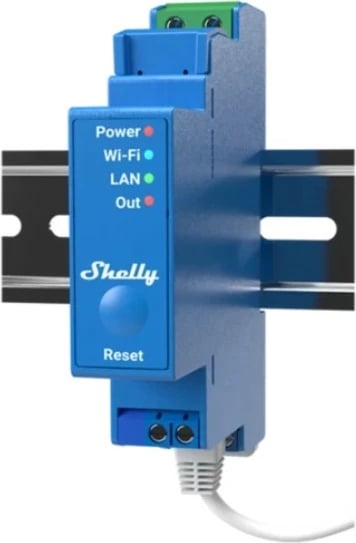 Relé solid Shelly Pro 1, Blu, 802.11b, 802.11g, Wi-Fi 4 (802.11n)