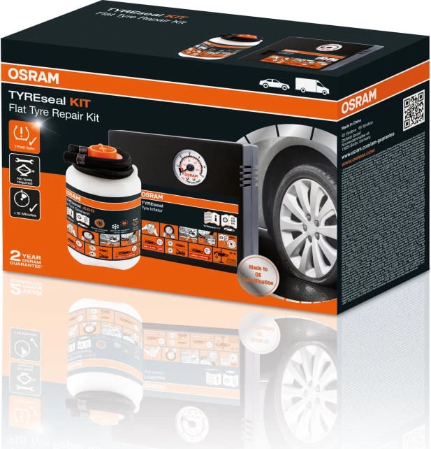 Kompresorë dhe riparues për goma TYREseal Kit OSRAM