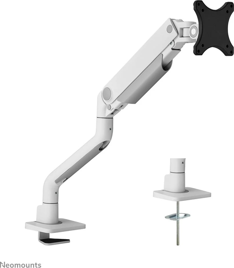 Krah monitori Neomounts DS70S-950WH1, Clamp/Grommet, 18 kg, 43.2 cm (17"), 124.5 cm (49"), 100 x 100 mm, Bardhë