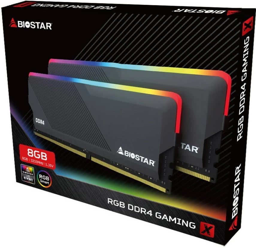 RAM Memorje Biostar RGB DDR4 GAMING X 8 GB 3200 MHz