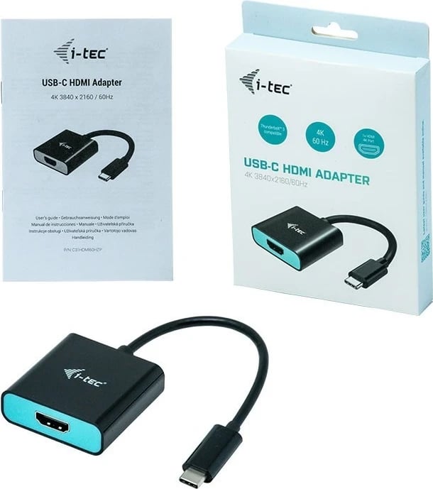 Adapter i-tec USB-C - HDMI, 60Hz, 1x HDMI, 4K Ultra HD, i zi