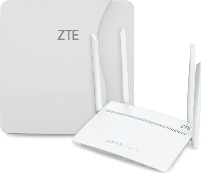 Router ZTE MF258 Pro + IDU, Wi-Fi 6, Bardhë