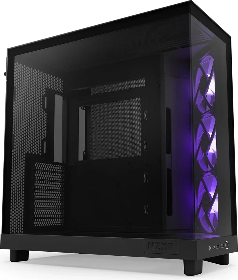 Kasë NZXT H6 Air Flow Midi Tower, E zezë