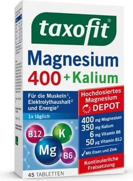 TAXOFIT MAGNESIUM + KALIUM TAB 45