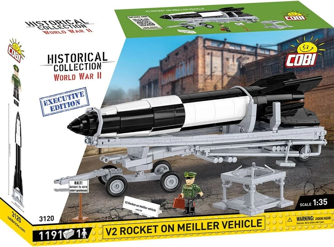 Set ndërtimi COBI V2 Rocket, Gri