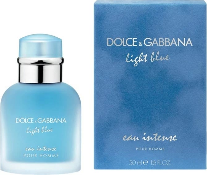 Eau De Parfum Dolce & Gabbana, Light Blue Eau Intense Pour Homme, 50 ml