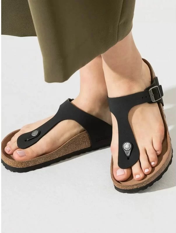 Papuqe për femra Birkenstock, të zeza