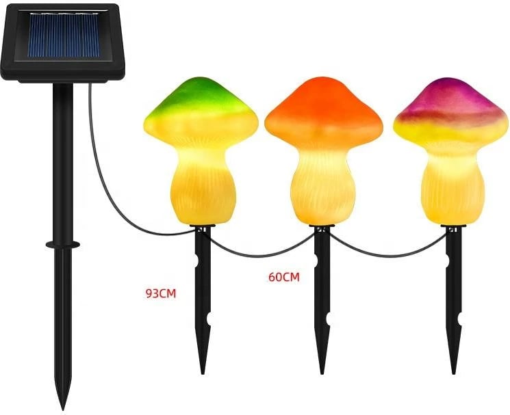 Llambë Tech Time Solar Mushroom Light