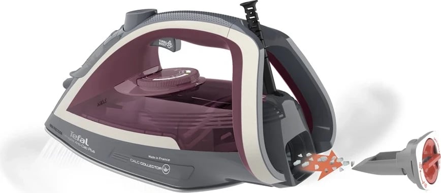 Hekur për hekurosje Tefal FV6840E0, 2800 W, i vjollcë / argjend 