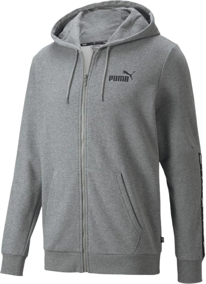 Duks Puma ESS+ Tape Full-Zip, Gri