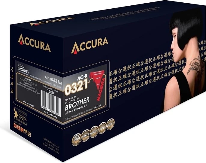 Toner për printer Accura Brother TN-321M, i vjollcë