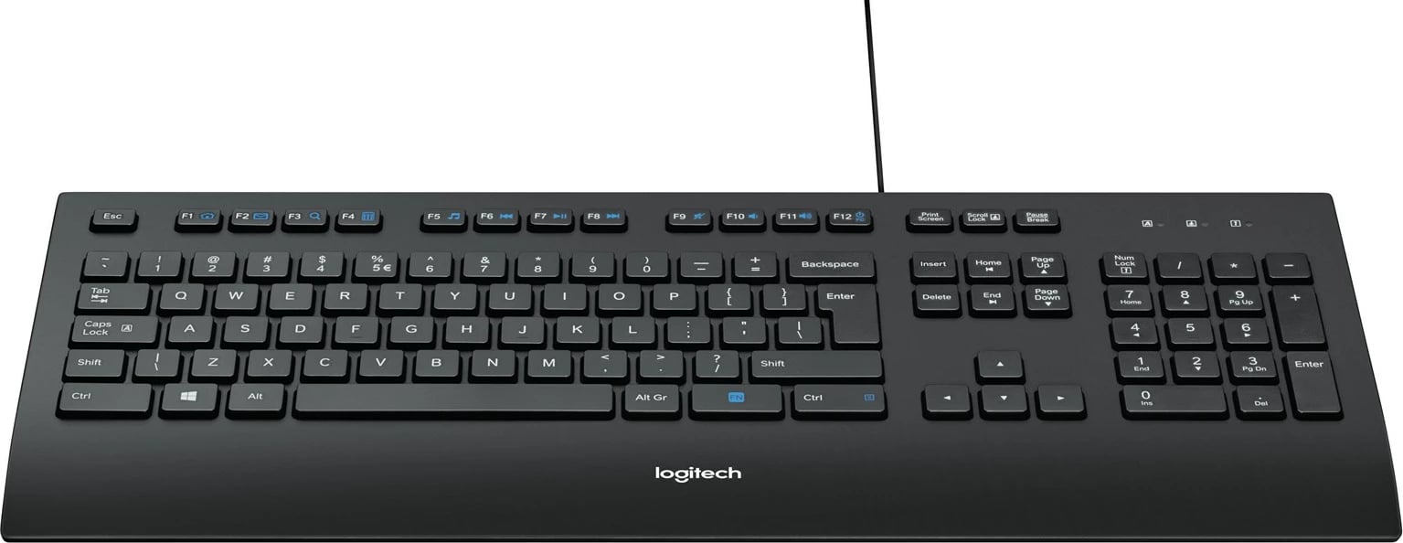 Tastierë Logitech K280e për Biznes, e Zezë