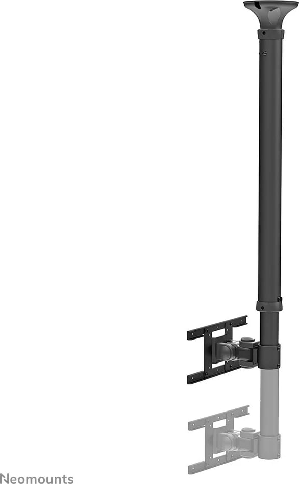 Mbajtës tavani për monitor Neomounts FPMA-C100, 12 kg, 25.4 cm (10"), 76.2 cm (30"), 75 x 75 mm, 200 x 100 mm, 790 - 1290 mm, i zi