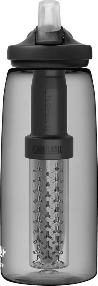 Shishe me filtër CamelBak eddy+ 1L, LifeStraw, Qymyr