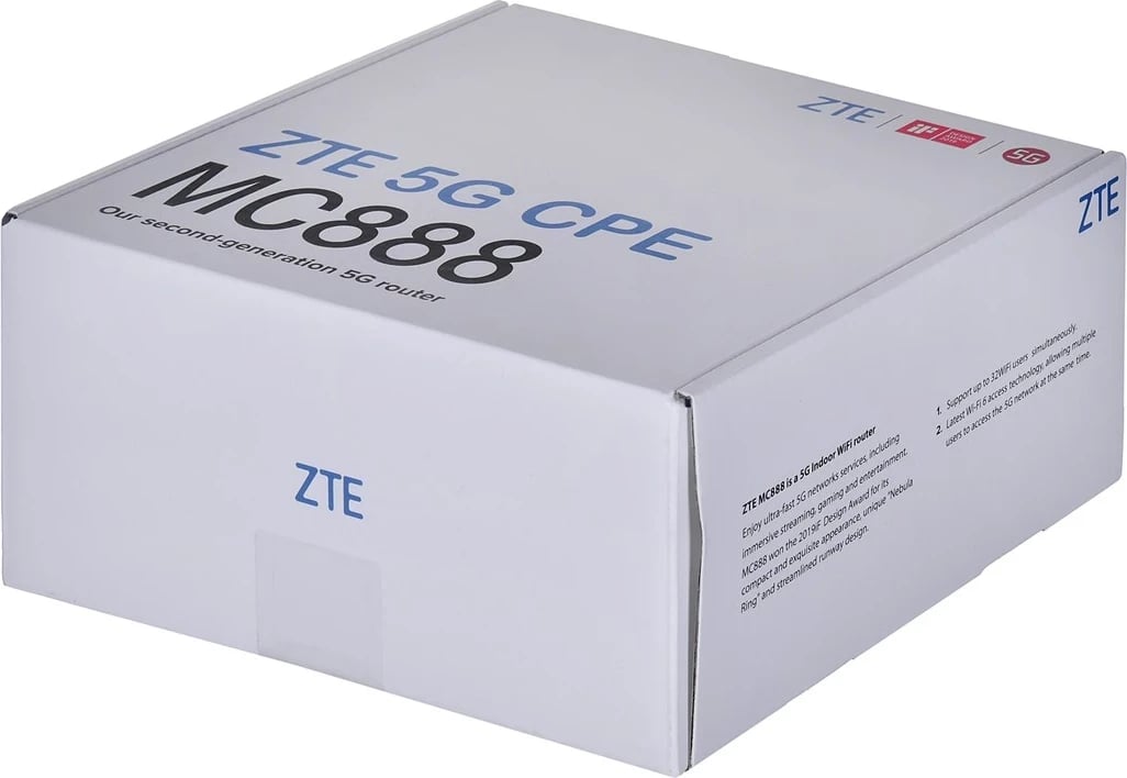 Ruter 5G ZTE MC888, i bardhë