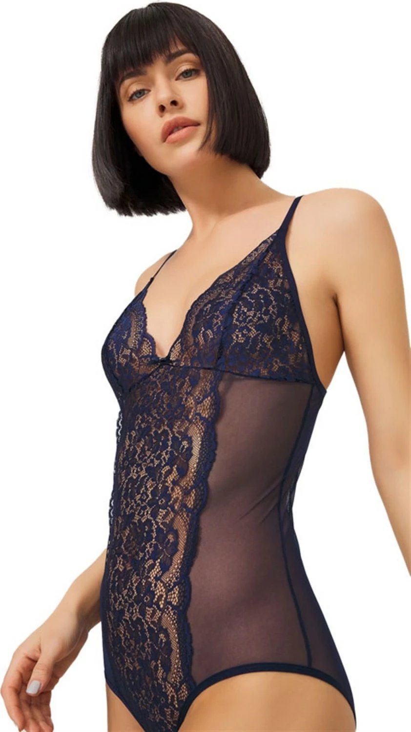 Bodysuit për femra Otto, navy blue