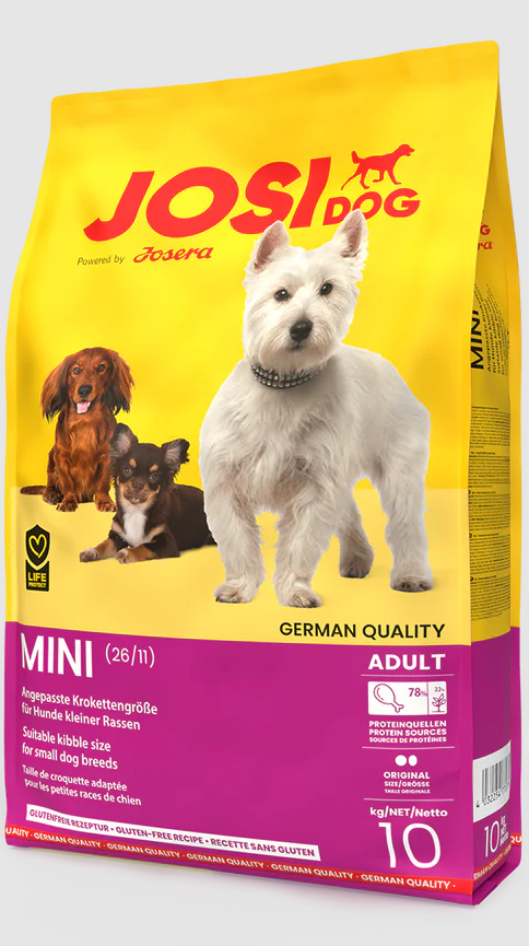 Ushqim i thatë për qen JosiDog Mini, 2.7 kg