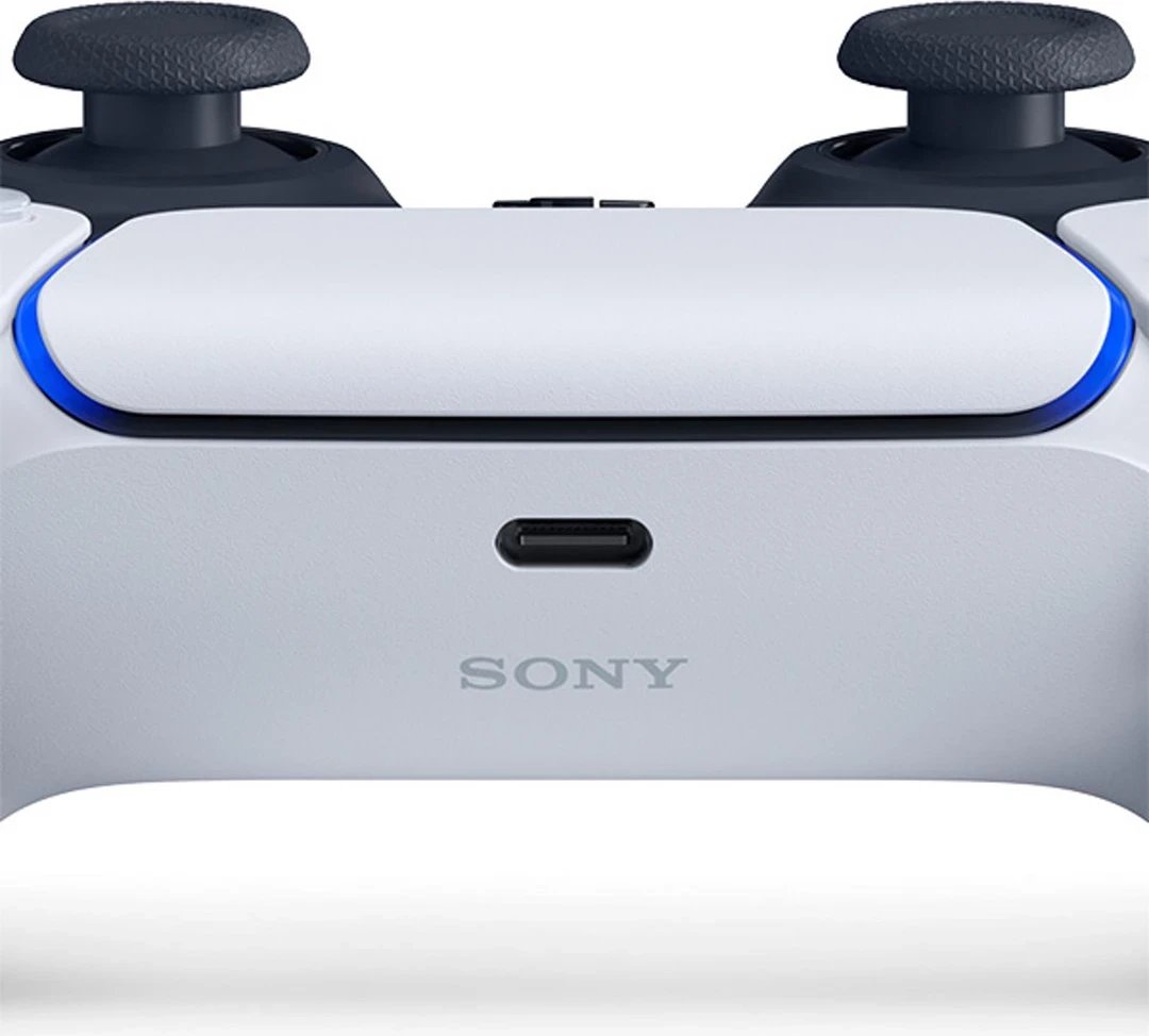 Kontrollues lojërash Sony DualSense për PlayStation 5, Bluetooth/USB, i Zi dhe i Bardhë