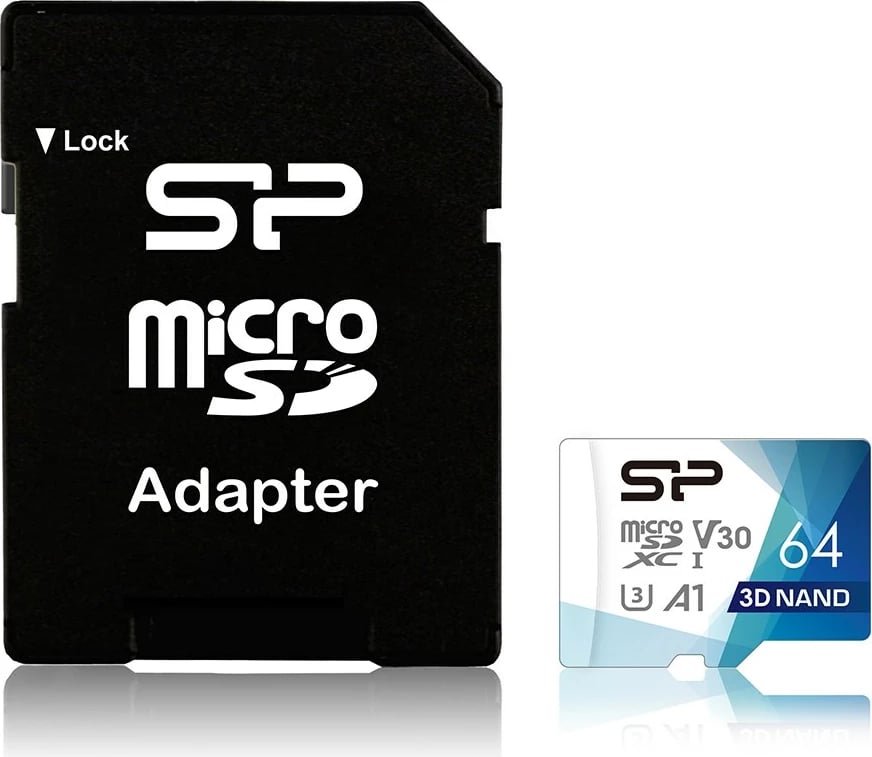 Kartë memorie Silicon Power Superior Pro, MicroSDXC, 64GB, Klasa 10