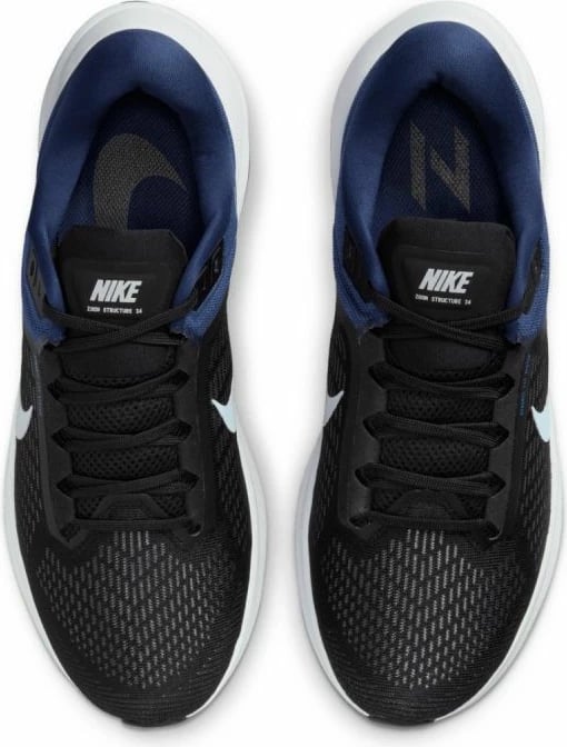 Atlete për meshkuj Nike Air Zoom Structure 24, të zeza dhe blu