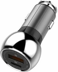 Karikues për veturë Ldnio 36W Zinc Alloy Shell Super Fast Car charger