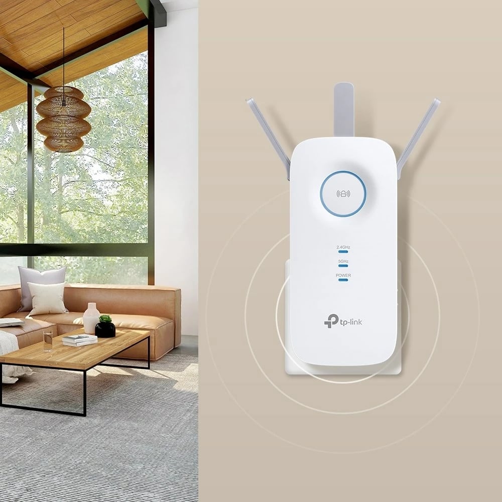 Zgjerues Wi-Fi TP-Link AC1900, 100/240V, i bardhë