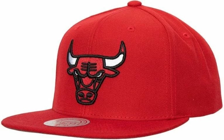 Kapelë Mitchell & Ness NBA Chicago Bulls për meshkuj, e kuqe