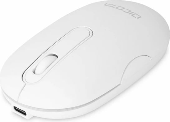 Maus Dicota D32045, RF Wireless + Bluetooth, 1600 DPI, Bardhë