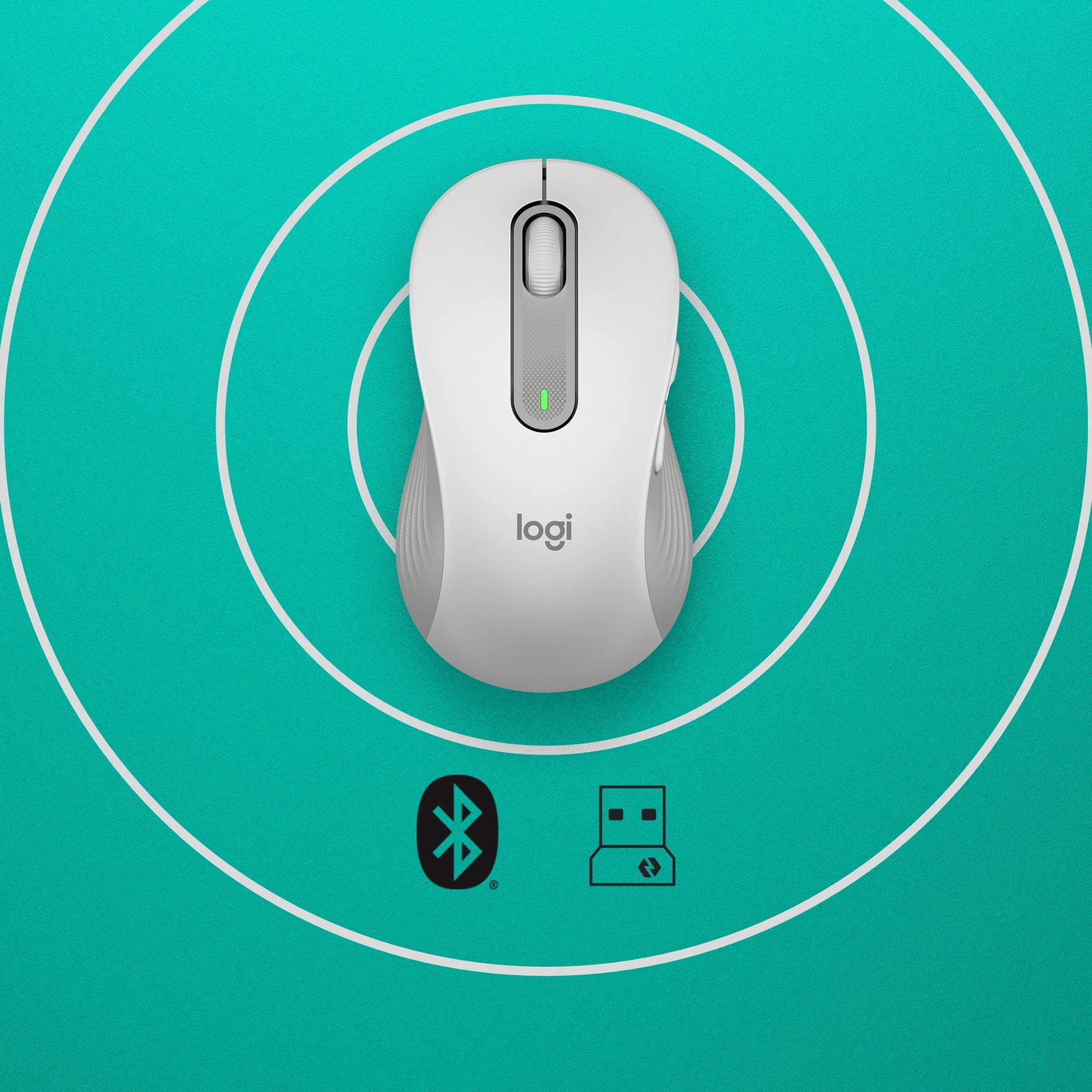 Maus LOGITECH M650 Signature L i bardhë