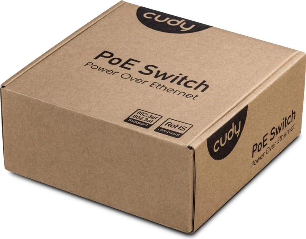 Switch Cudy GS1005P, 5-Port Gigabit PoE, Gri