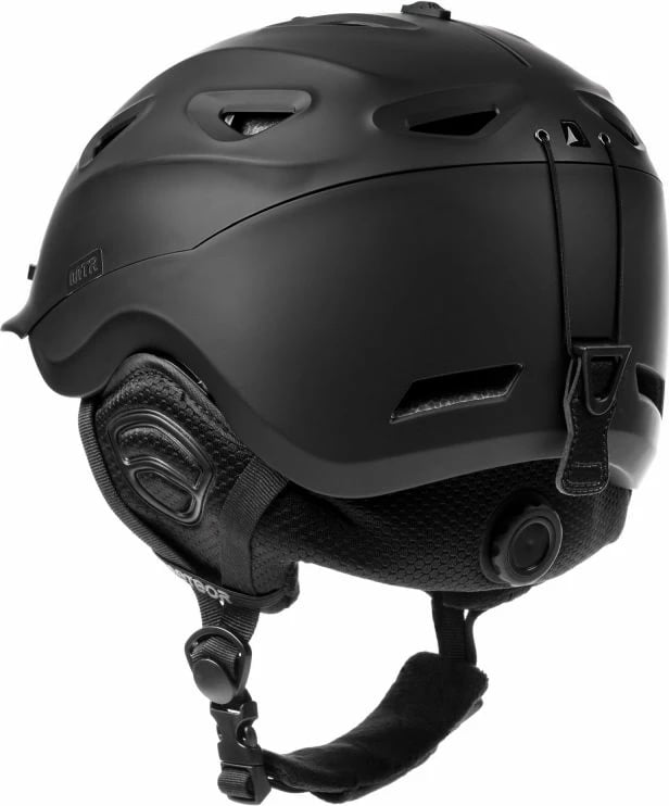 Helmetë skijimi Meteor, unisex, e zezë