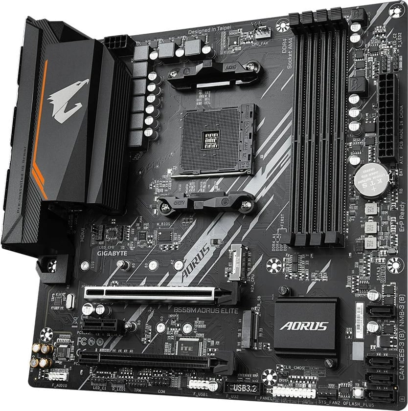 Pllakë amë Gigabyte B550M AORUS ELITE Socket, 128GB