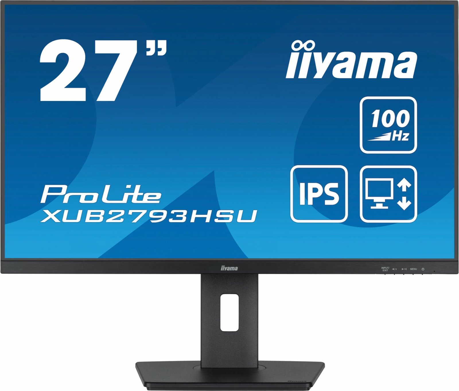 Monitor iiyama ProLite, 27", Full HD, LED, 1 ms, i zi