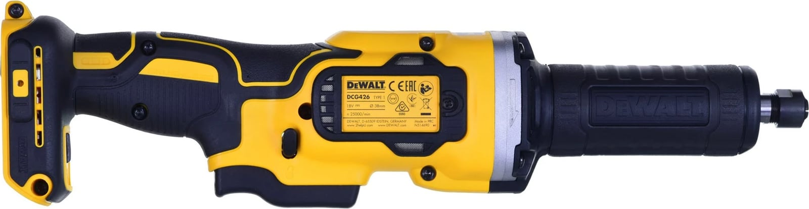 Makinë pune Dewalt DCG426N-XJ, e verdhë/zezë