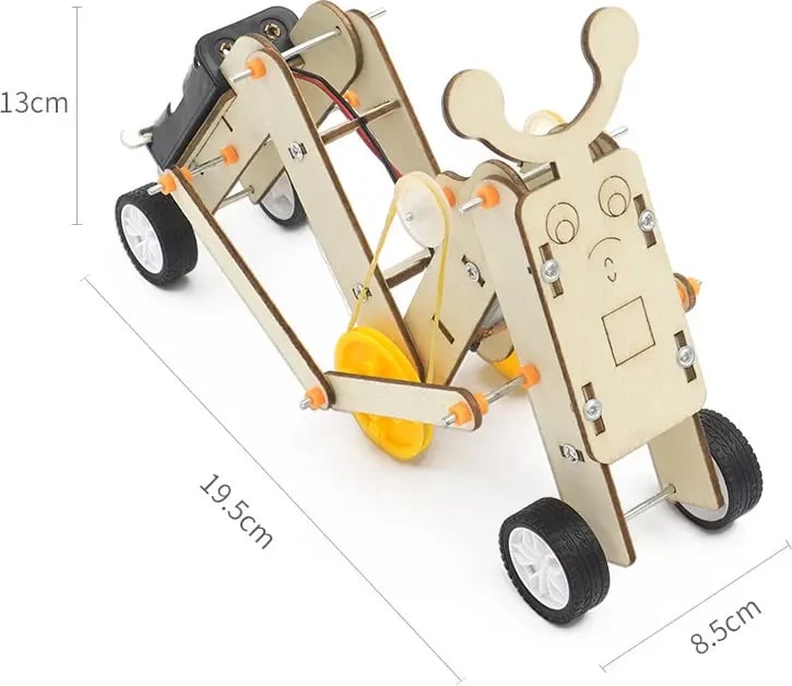 Loder edukative prej druri, ndërtimi i robotit ,për fëmijë 