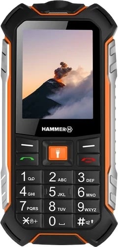 Celular myPhone Hammer Boost LTE, 2.4", i zi/portokalltë