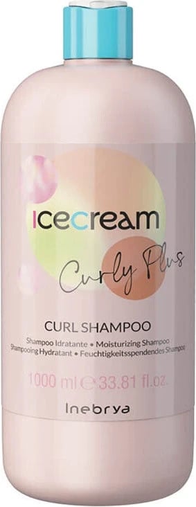 Shampo për kaqurela Inebrya Ice Cream Curly Plus, 1000ml