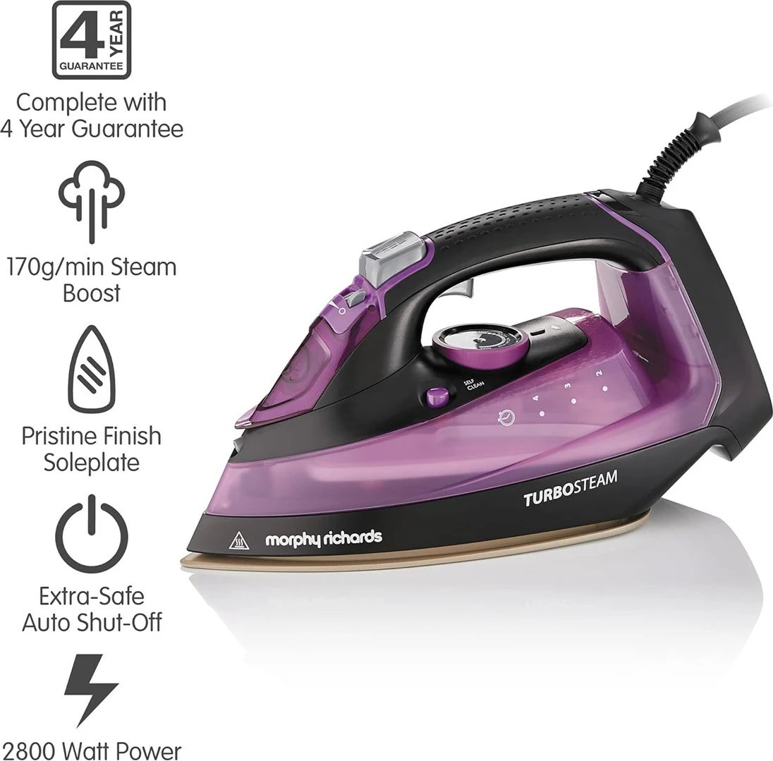 Hekur Morphy Richards 303140, 2800 W, i zi, i purpurt